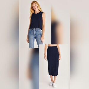 Z Supply Navy Ribbed Set